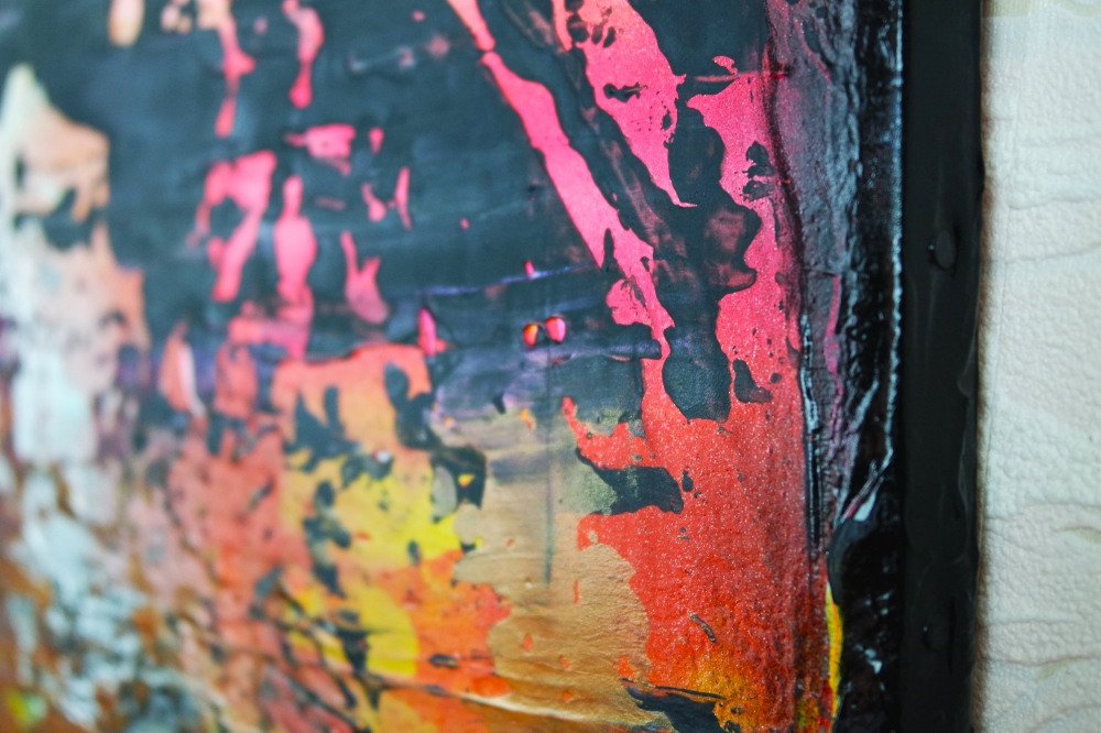 Abstract Fractured Multicoloured 5428