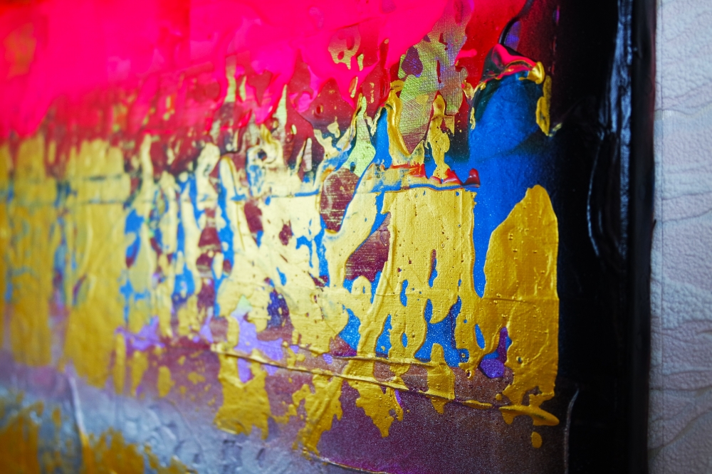 Abstract Fractured Multicoloured 5439