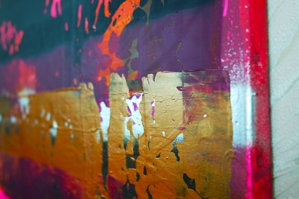 Abstract Fractured Multicoloured 5451