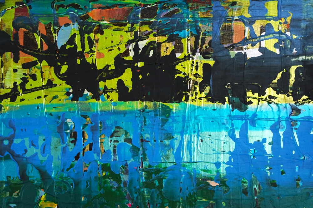 Abstract Fractured Multicoloured 5480