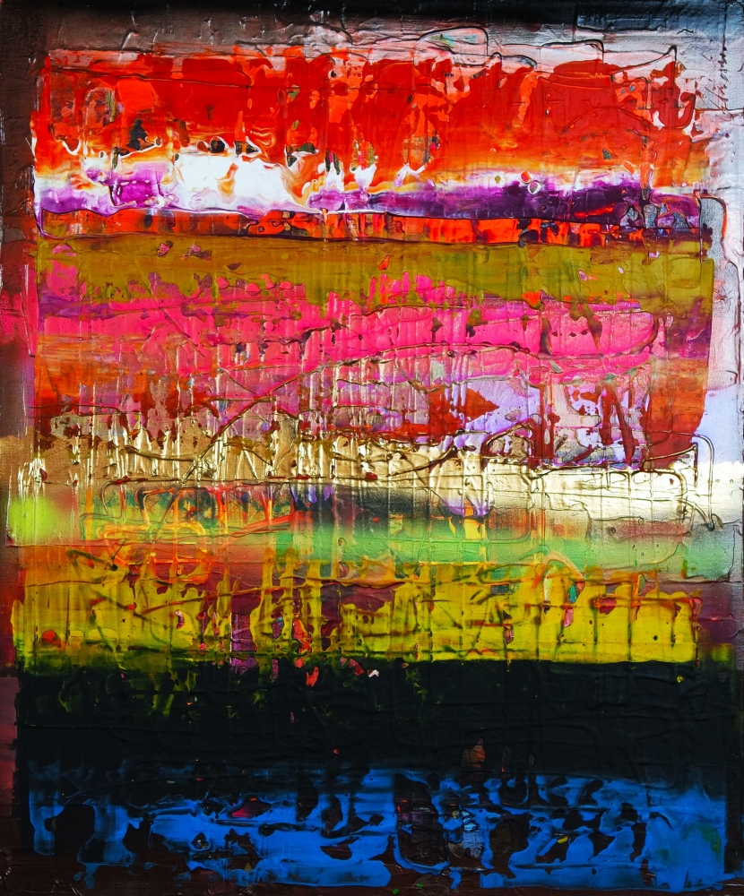 Abstract Fractured Multicoloured 5489