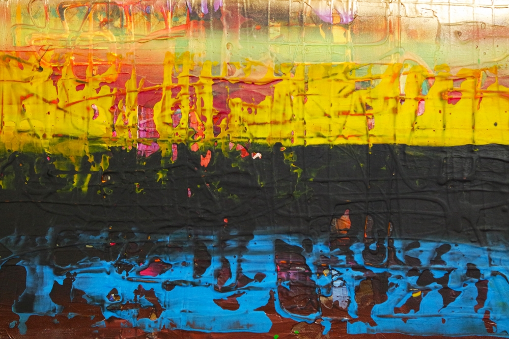 Abstract Fractured Multicoloured 5489