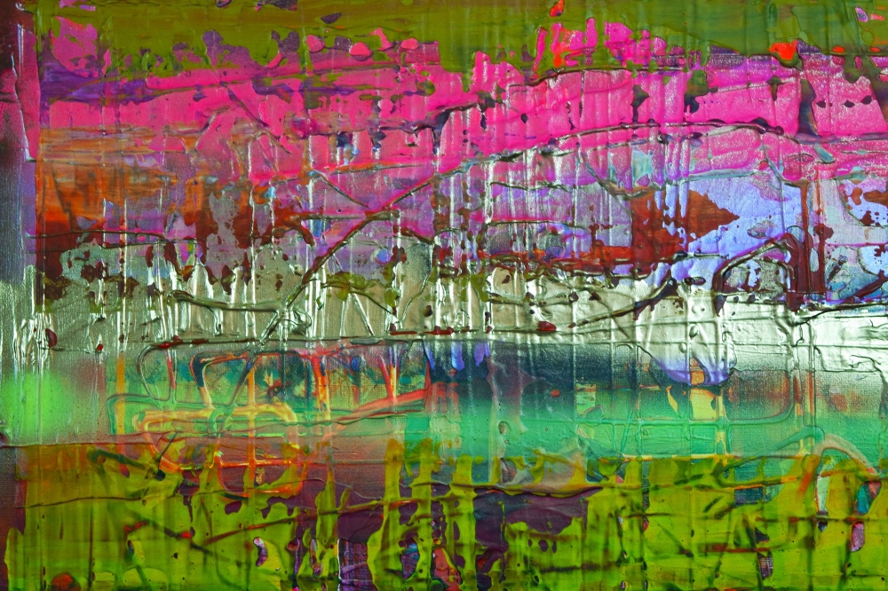 Abstract Fractured Multicoloured 5489