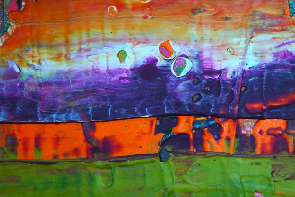 Abstract Fractured Multicoloured 5489