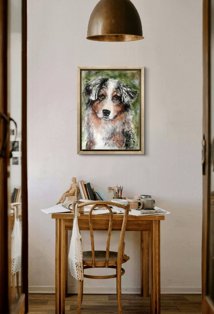 Pawtraits of Love – Custom Watercolor Pet Portraits from Photo