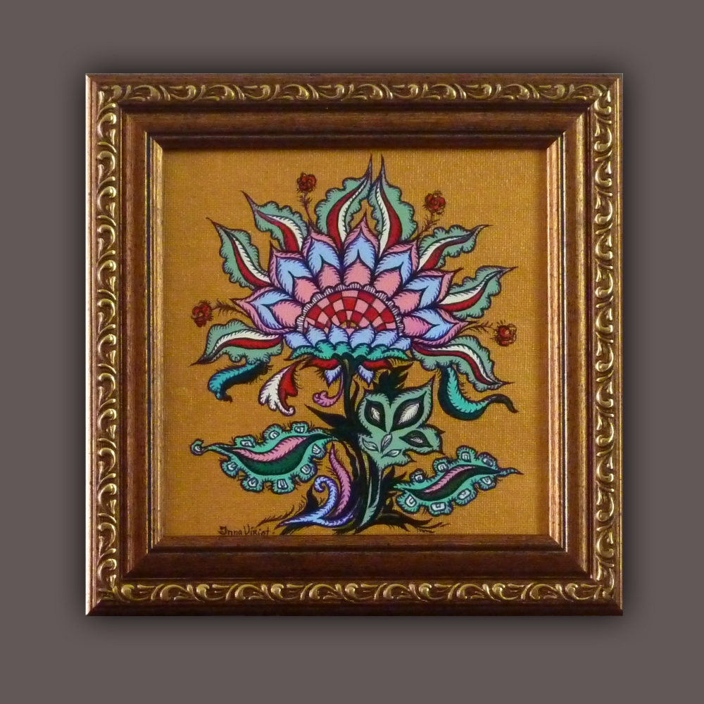Floral Totem – Miniature 15x15 cm