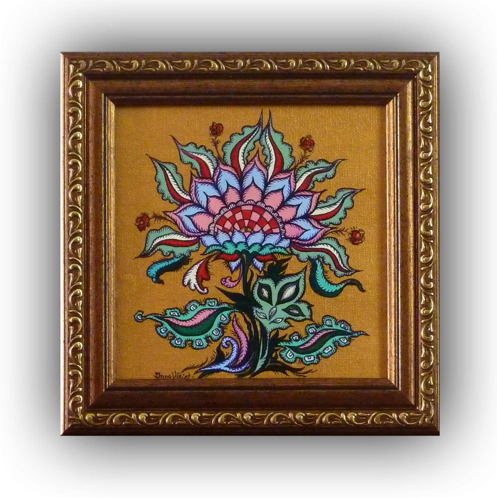 Floral Totem – Miniature 15x15 cm