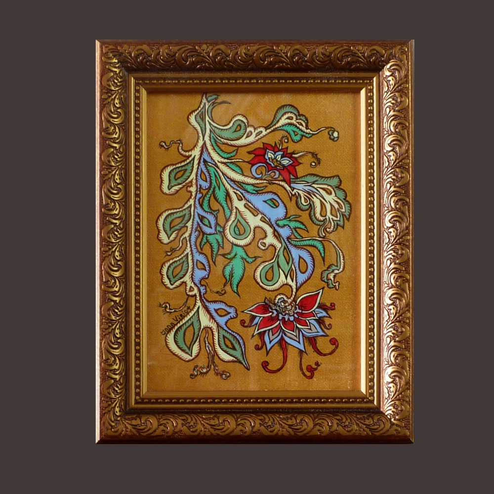 Ornamental Bloom – Miniature 13x18 cm