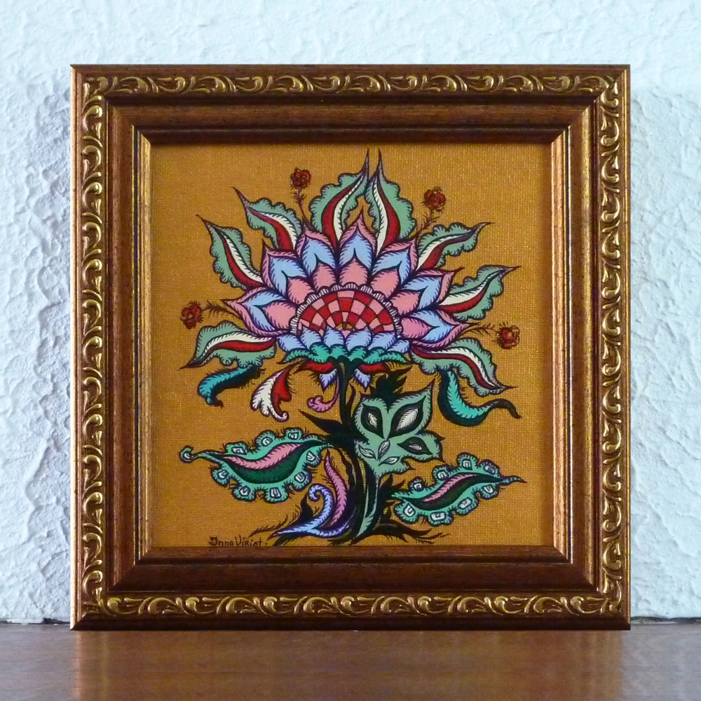 Floral Totem – Miniature 15x15 cm