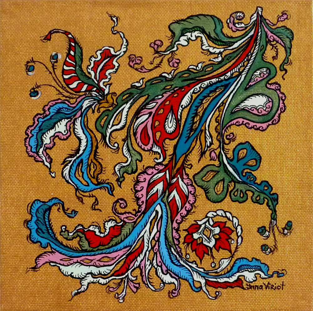 Baroque Breeze – Miniature 15x15 cm