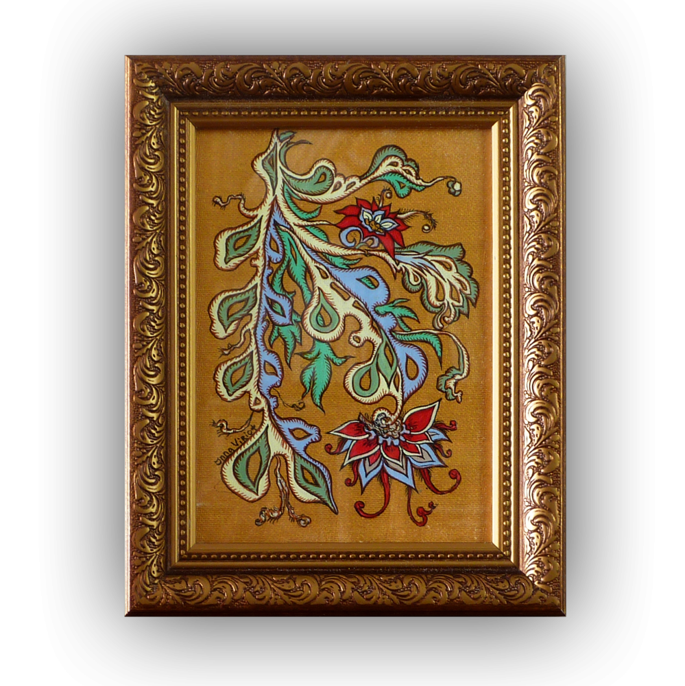 Ornamental Bloom – Miniature 13x18 cm