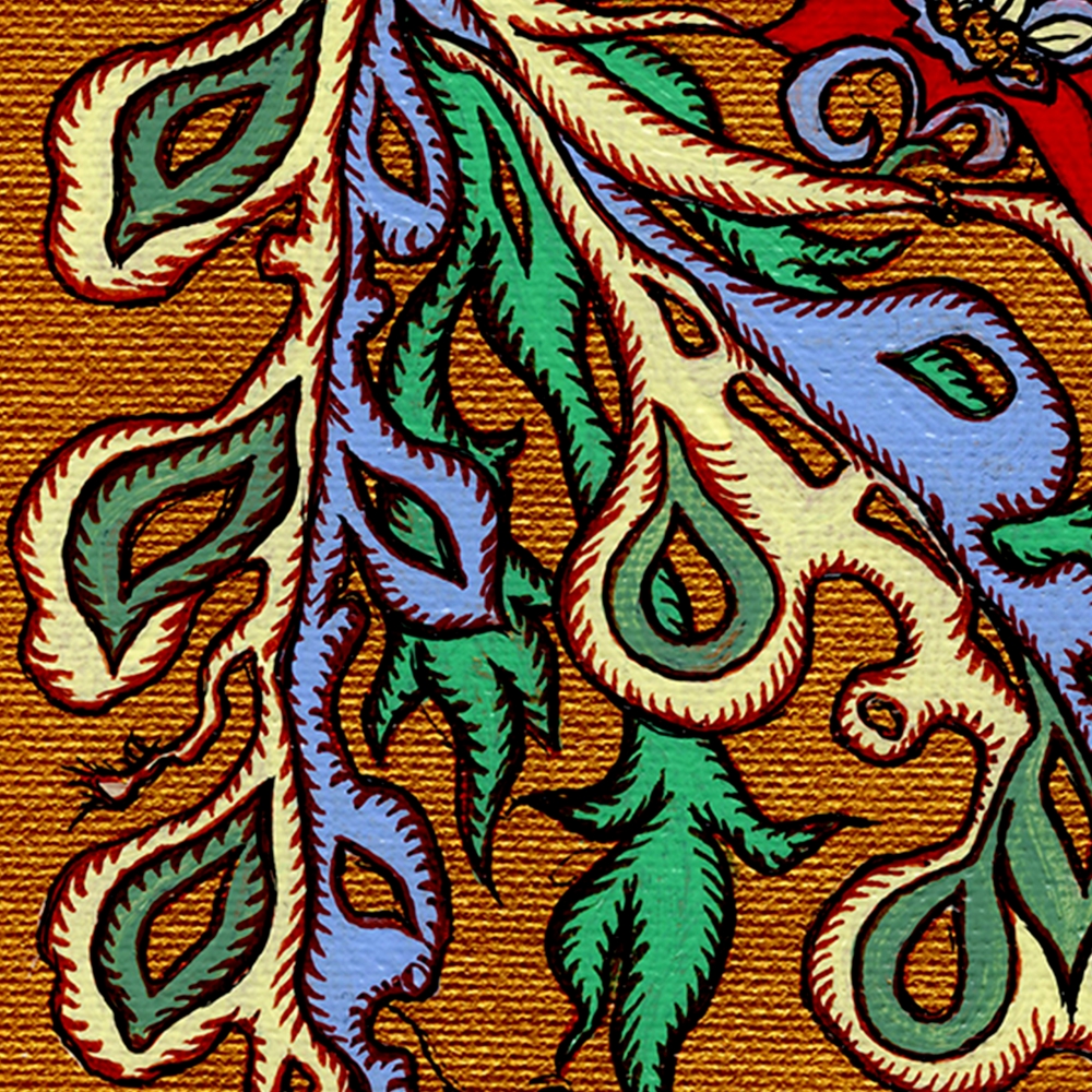 Ornamental Bloom – Miniature 13x18 cm