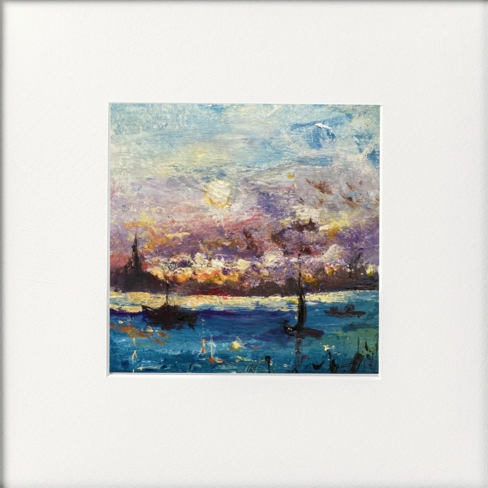 4 impressionist seascapes