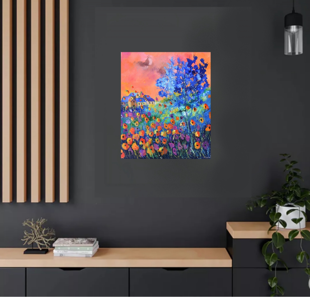Evening sonata in poppies 