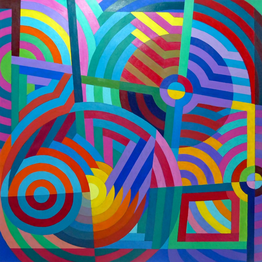 LARGE GEOMETRIC DOODLE ii