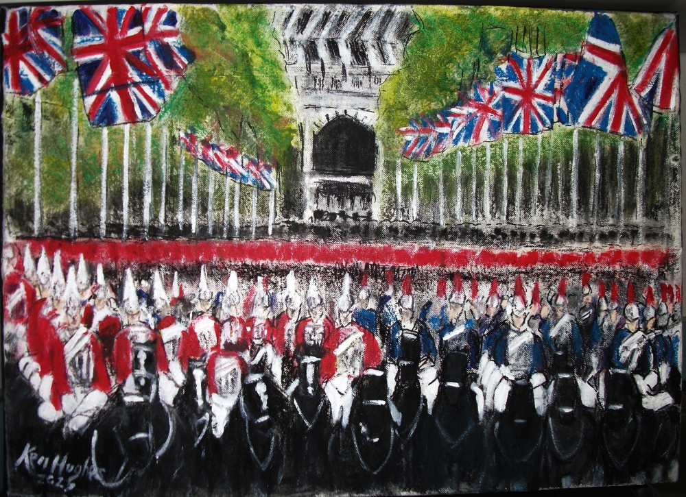 Marching up the Mall