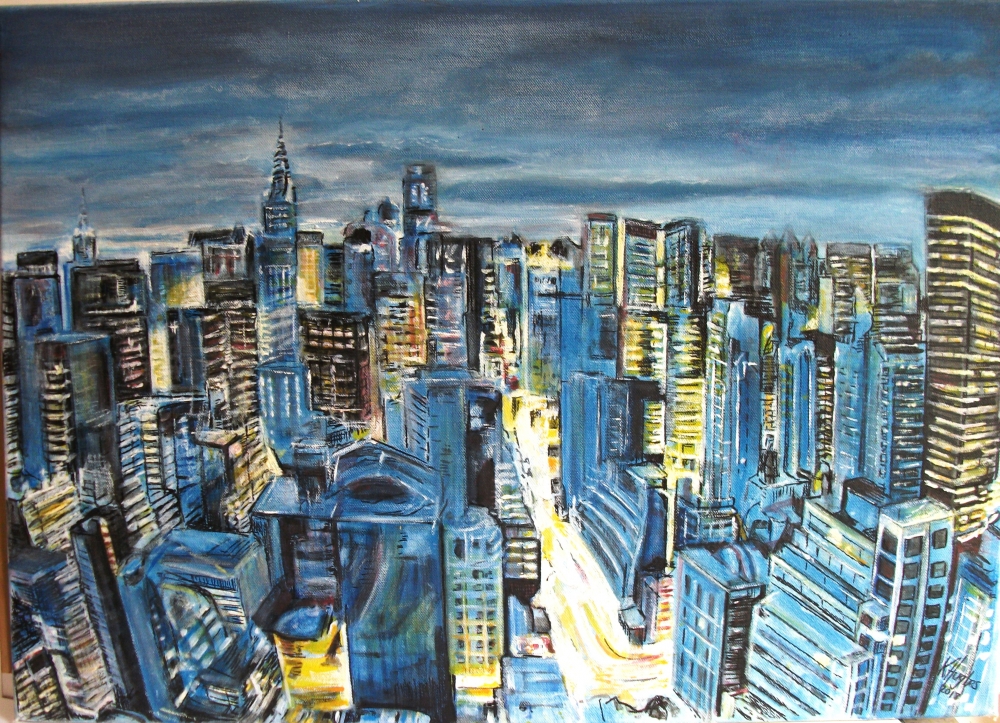 Skyscraper scene