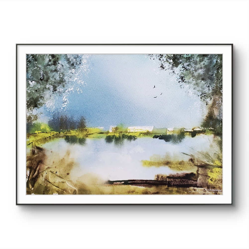 Pond of perfect light