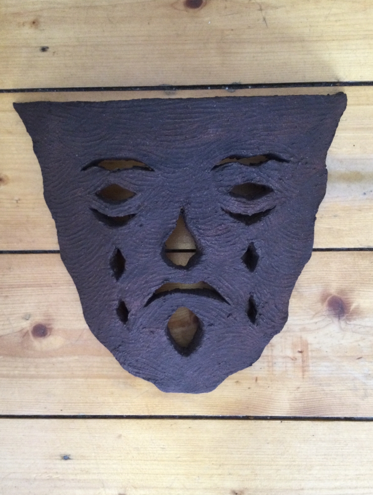 Untitled ceramic masks