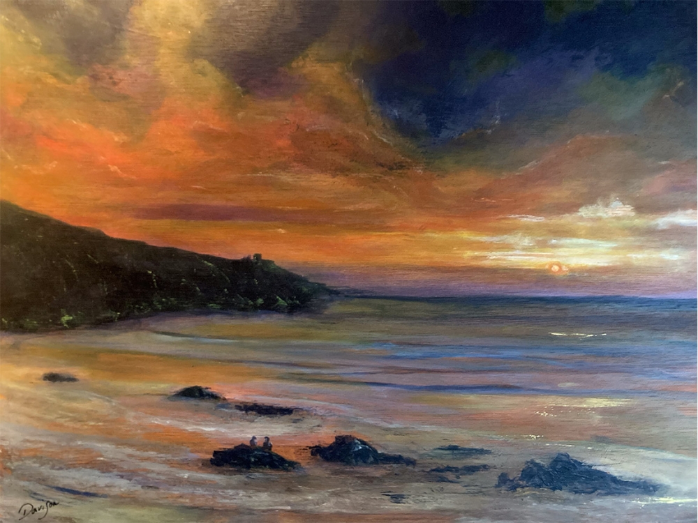 Watching the sun go down, St Ives