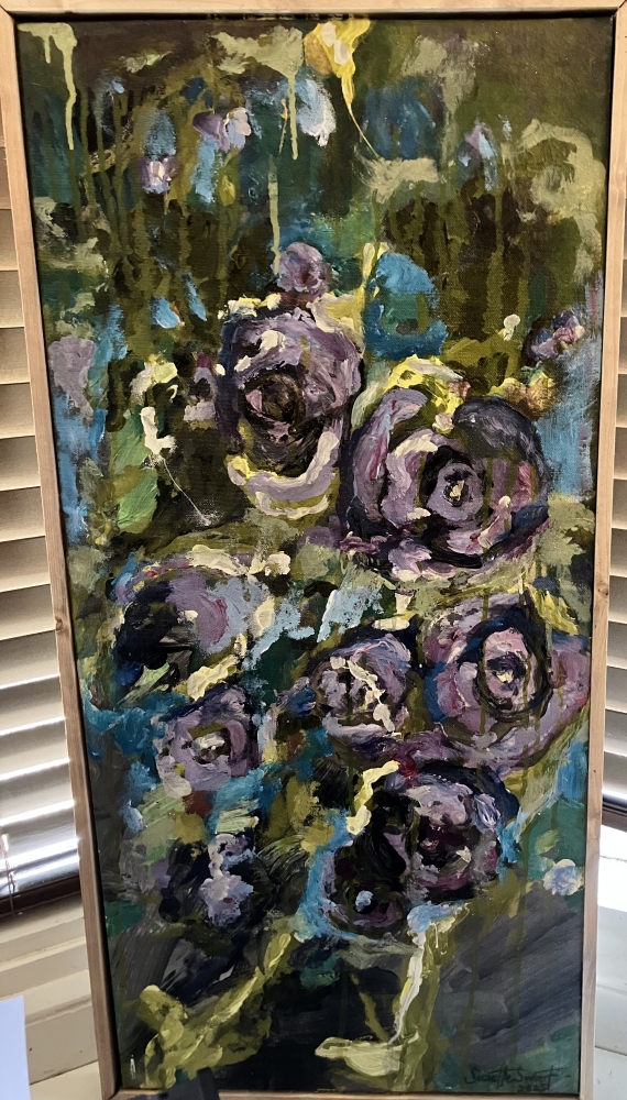 purple bouguet
