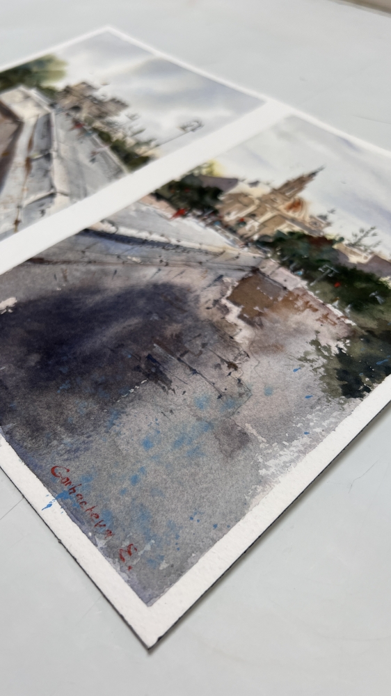 Serrans Bridge Views(Diptych)