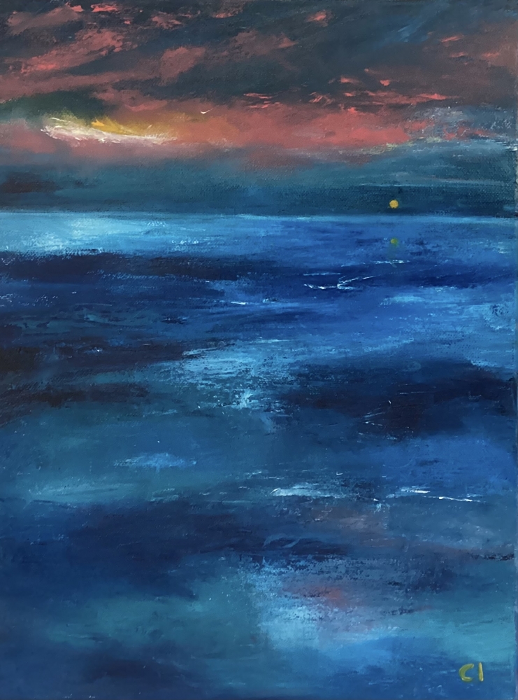 Bewitching Hour over the Sea