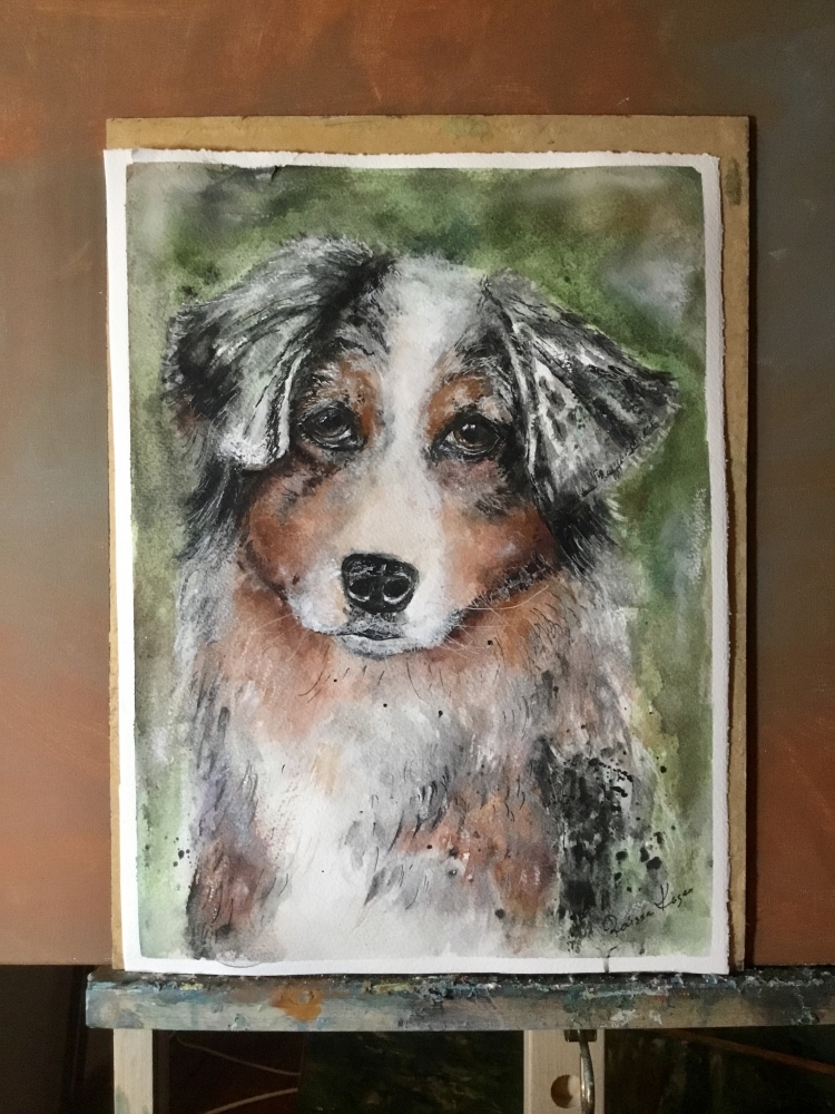 Pawtraits of Love – Custom Watercolor Pet Portraits from Photo