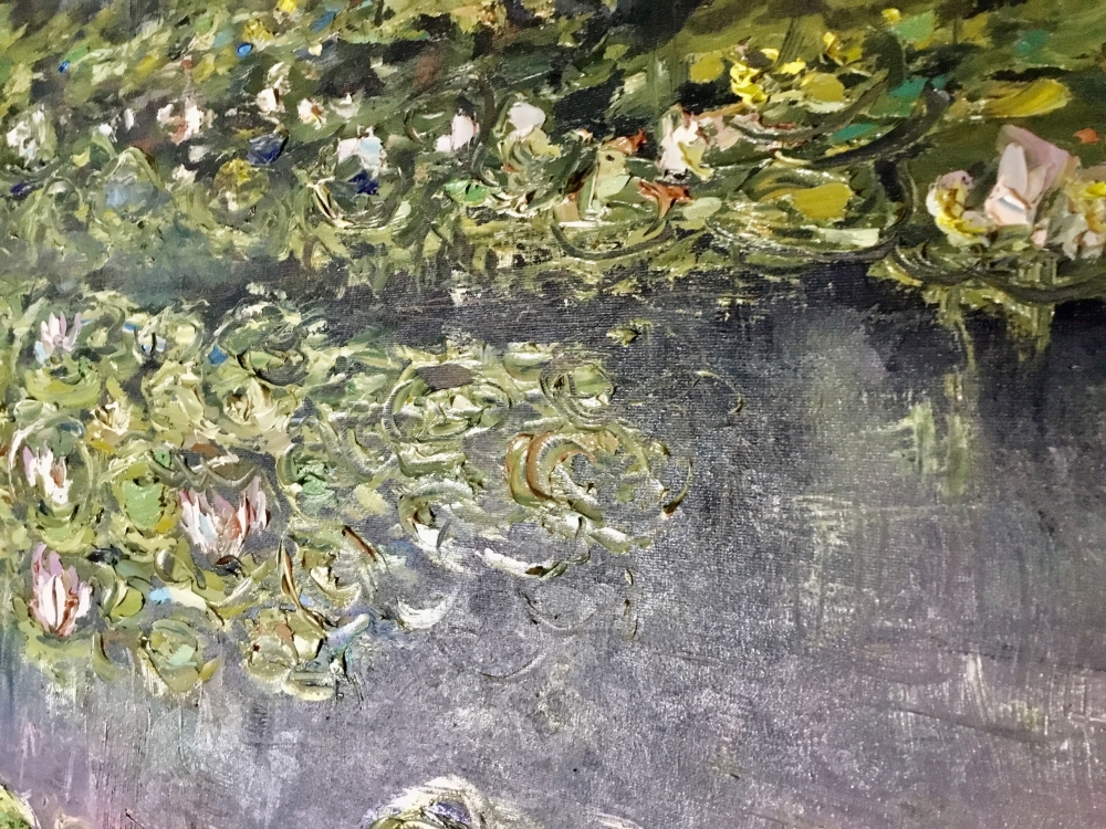 Emerald Reflections – Impressionist Botanical Painting