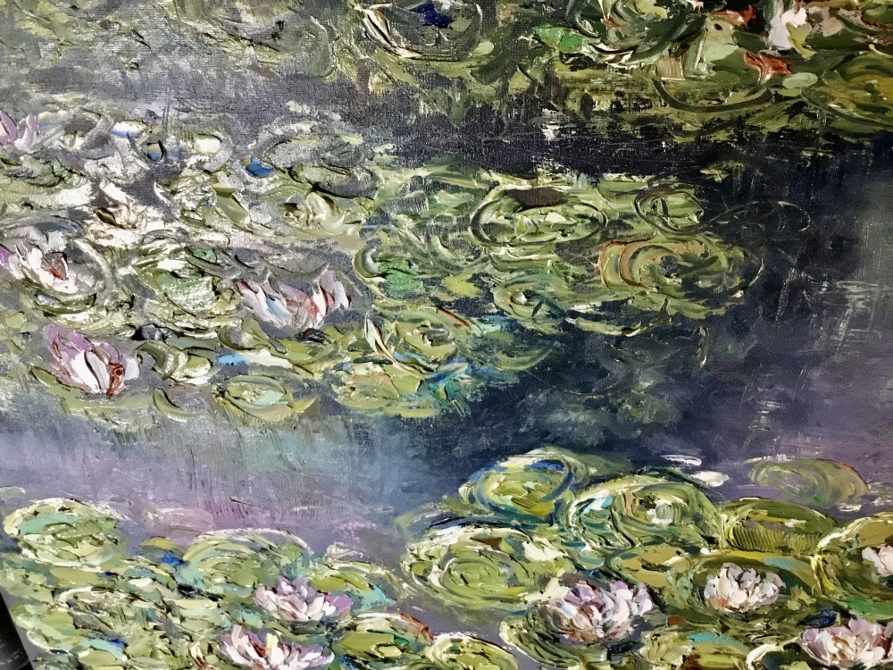 Emerald Reflections – Impressionist Botanical Painting
