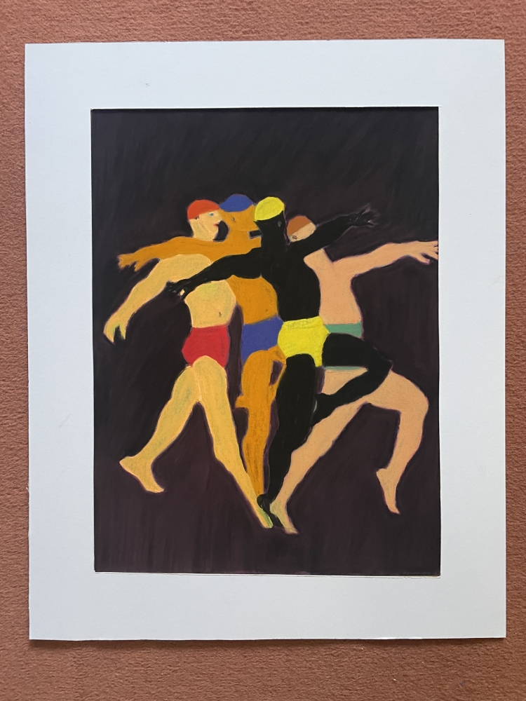 Dancers in synchronicity 