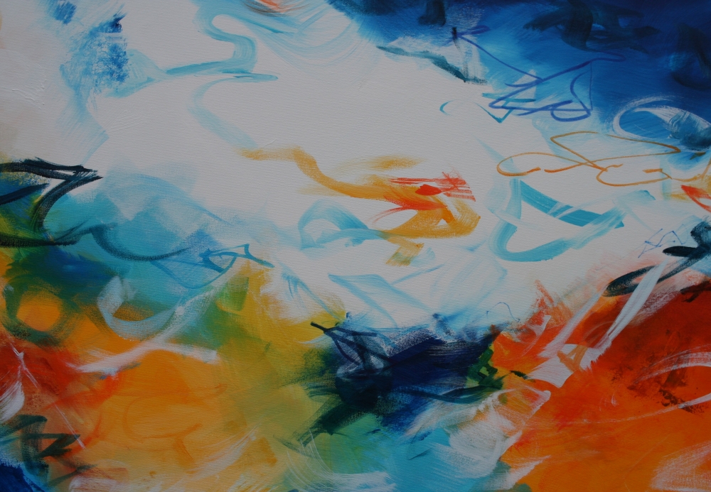XXL RUNNING BAREFOOT IN THE GRASS 122 X 91 CM