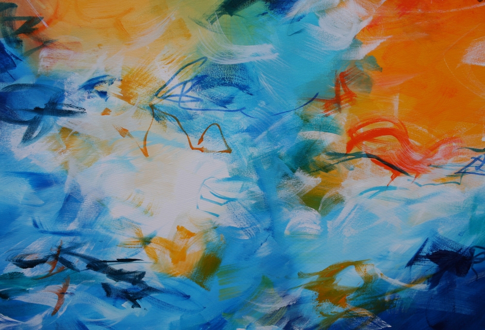XXL RUNNING BAREFOOT IN THE GRASS 122 X 91 CM