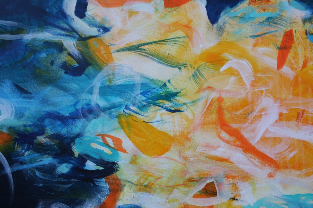 XXL DANCING IN THE MOONLIGHT 100 x 100 cm