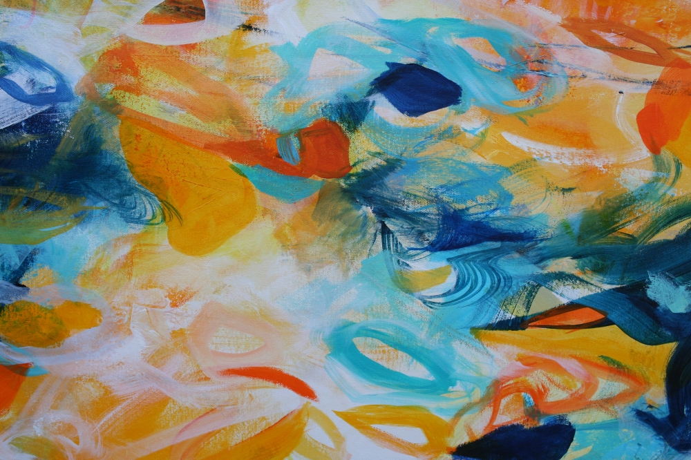 XXL DANCING IN THE MOONLIGHT 100 x 100 cm