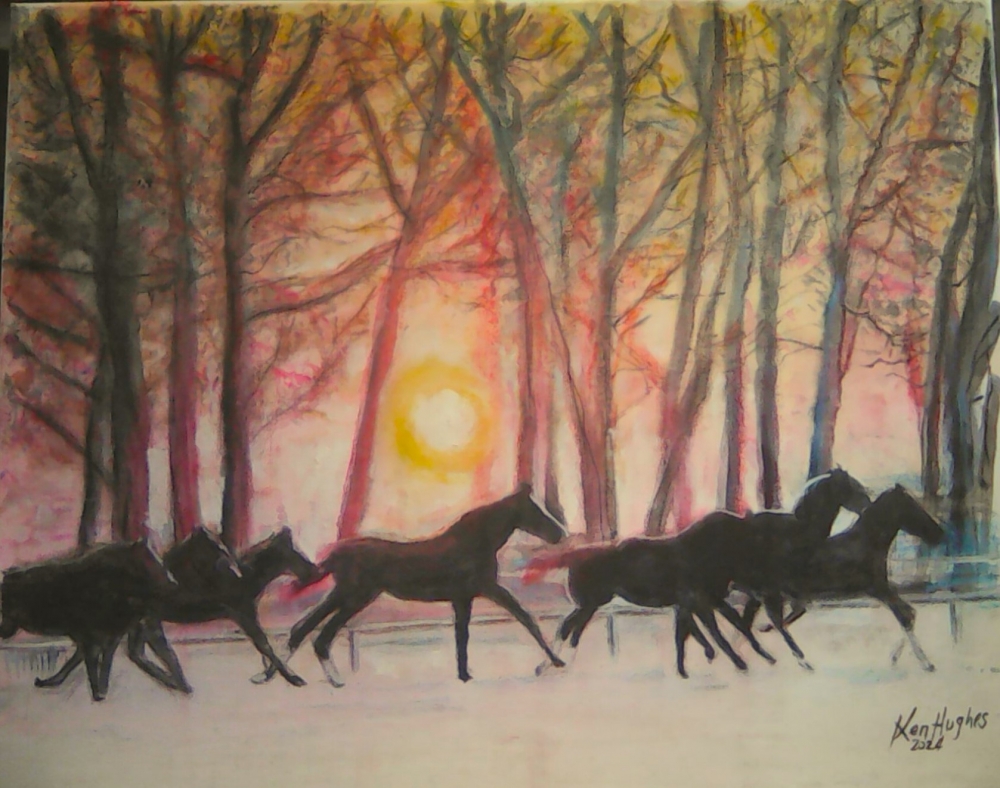 Horse in the Snow