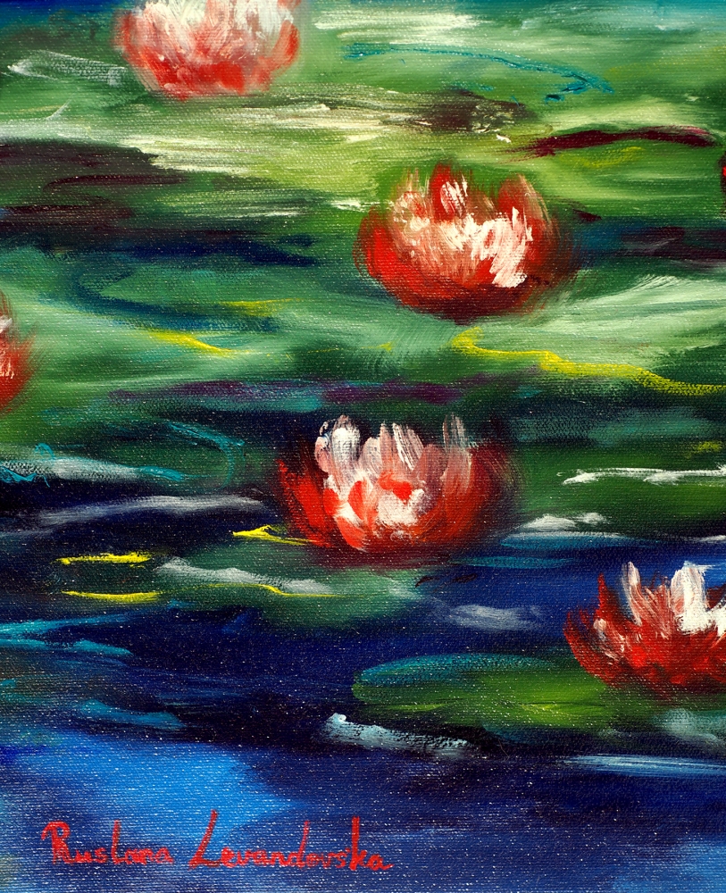 Monet Garden Water Lilies