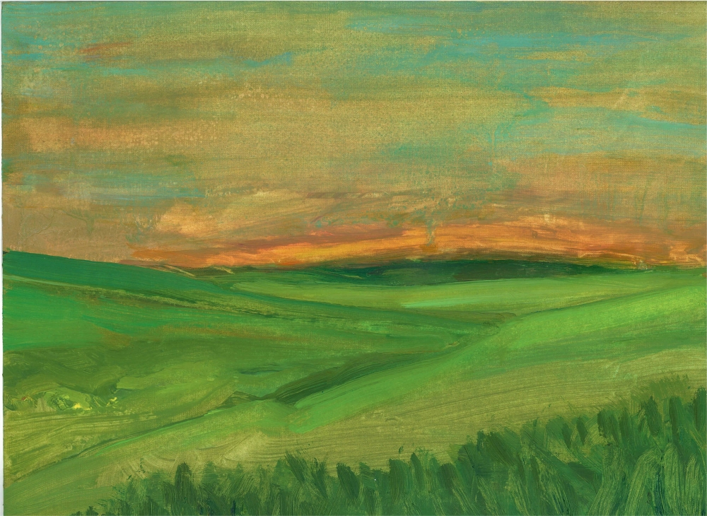 Lime Green Field