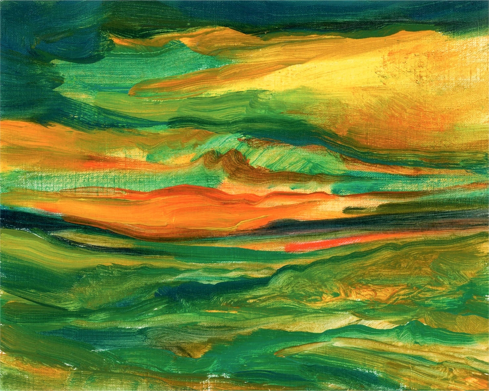 Stained Glass Landscape