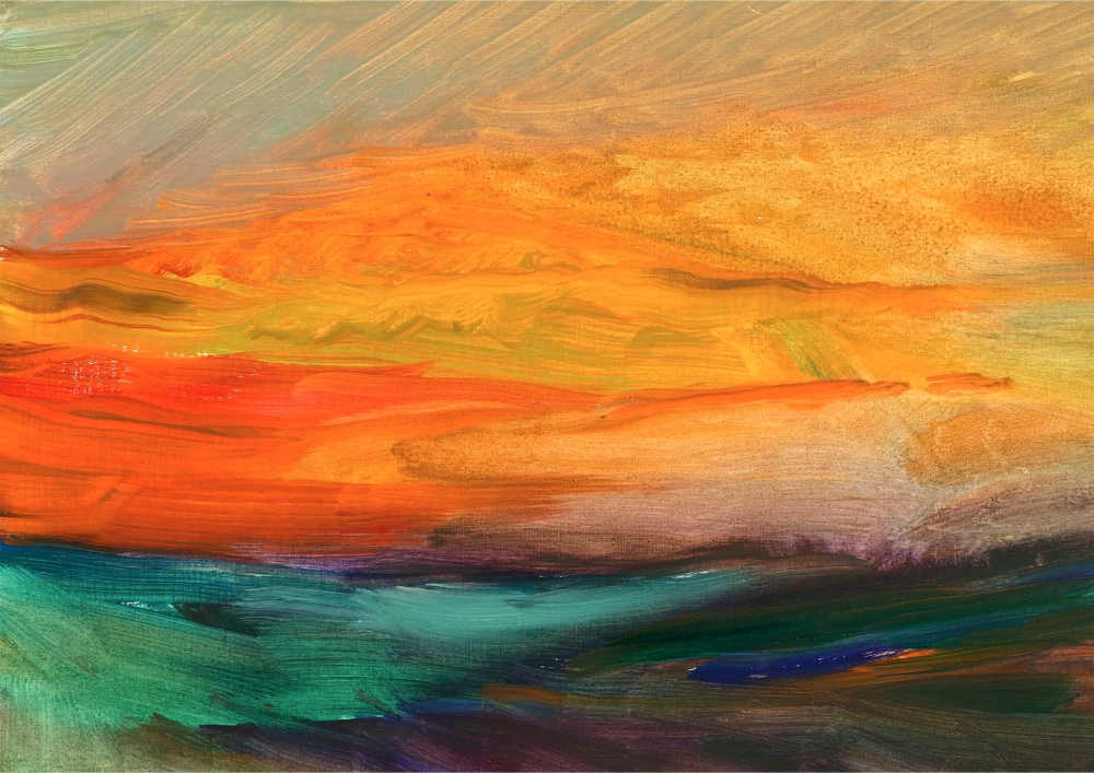 Vibrant Seascape