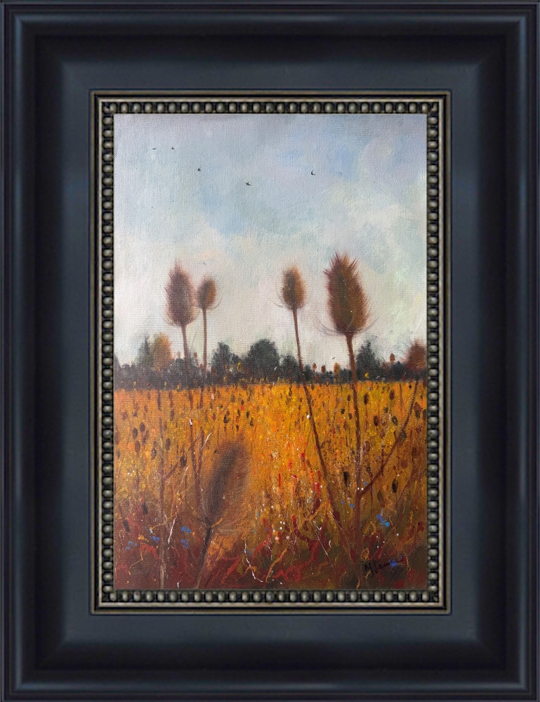 Teasel Field Swallows Leaving