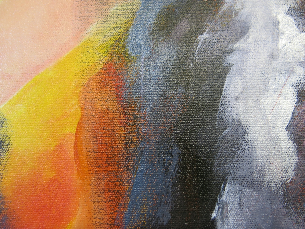 Black, Red, Orange