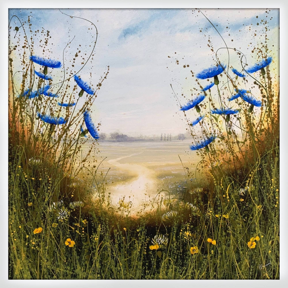 Wild flower path meadow landscape I