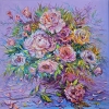 Roses in a Crystal Vase