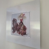 Queen of Hearts' Throne ( acrylic glass original) 