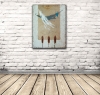 \"Angel feather\". Encaustic.