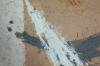 \"Angel feather\". Encaustic.