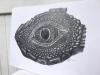 Komodo Dragon Eye