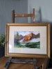 Misty mountains in Alcohol Ink