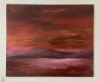 Red Sunrise over Dorset Coast